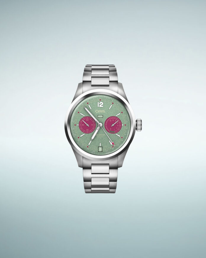 El-Big-Crown-Calibre-113-de-Oris,-un-clásico-de-la-aviación-suiza-se-viste-de-verde-menta